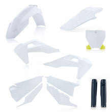 Acerbis 19-22 Husqvarna125-450 TC/ FX/ FC/ TX/ TX-i Full Plastic Kit - White Original 22