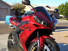 LUIMOTO Flame Edition Passenger Seat Covers for the YAMAHA R1 (04-06)