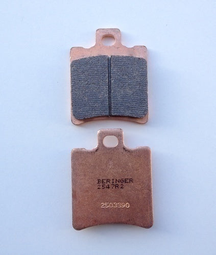 Beringer R2 Racing Brake Pads for Aerotec 2D1 and Older Axial Mount 6 Piston calipers
