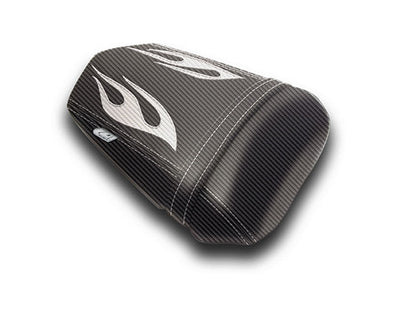 LUIMOTO Flame Edition Passenger Seat Covers for the YAMAHA R1 (04-06)