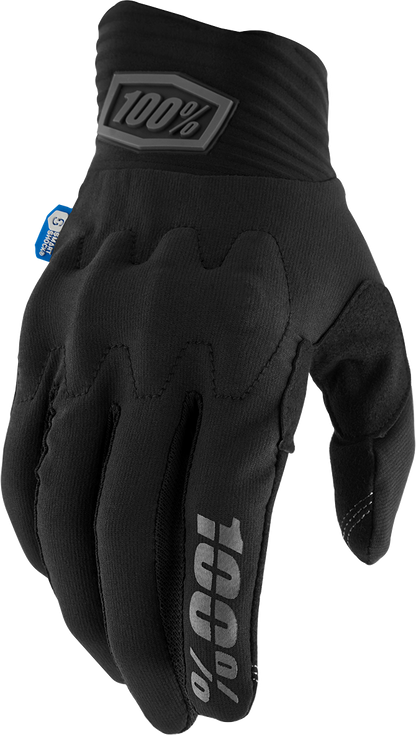 100% Cognito Smart Shock Gloves - Black - Small 10014-00030