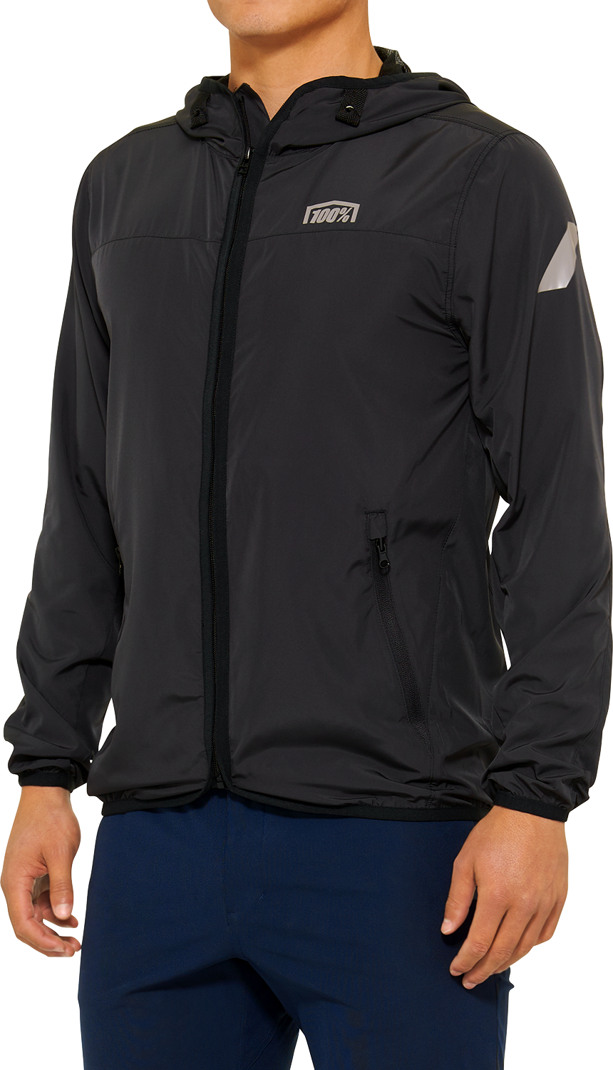 100% Klutch Jacket - Black - Small 20041-00000