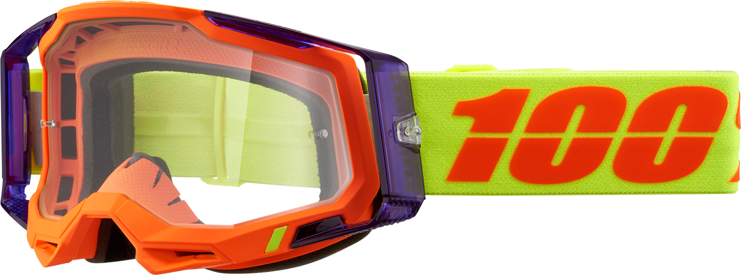 100% Racecraft 2 Goggle - Panam - Clear Lens 50009-00021