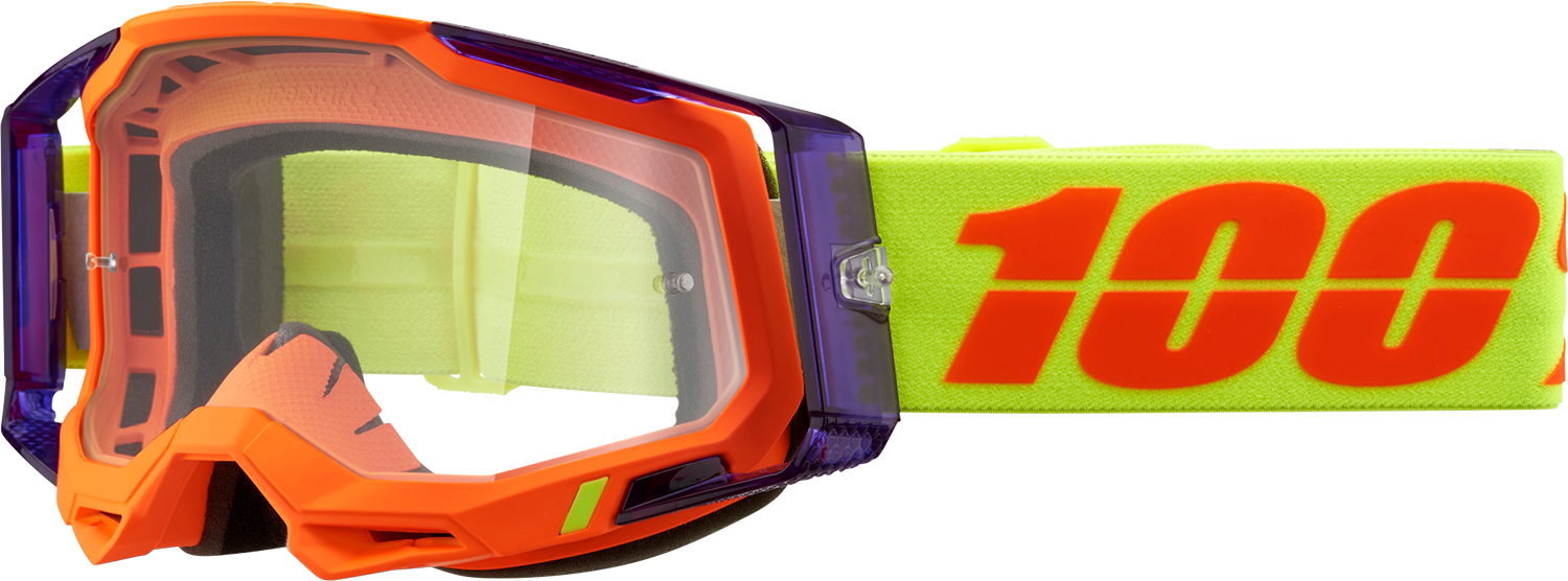 100% Racecraft 2 Goggle - Panam - Clear Lens 50009-00021