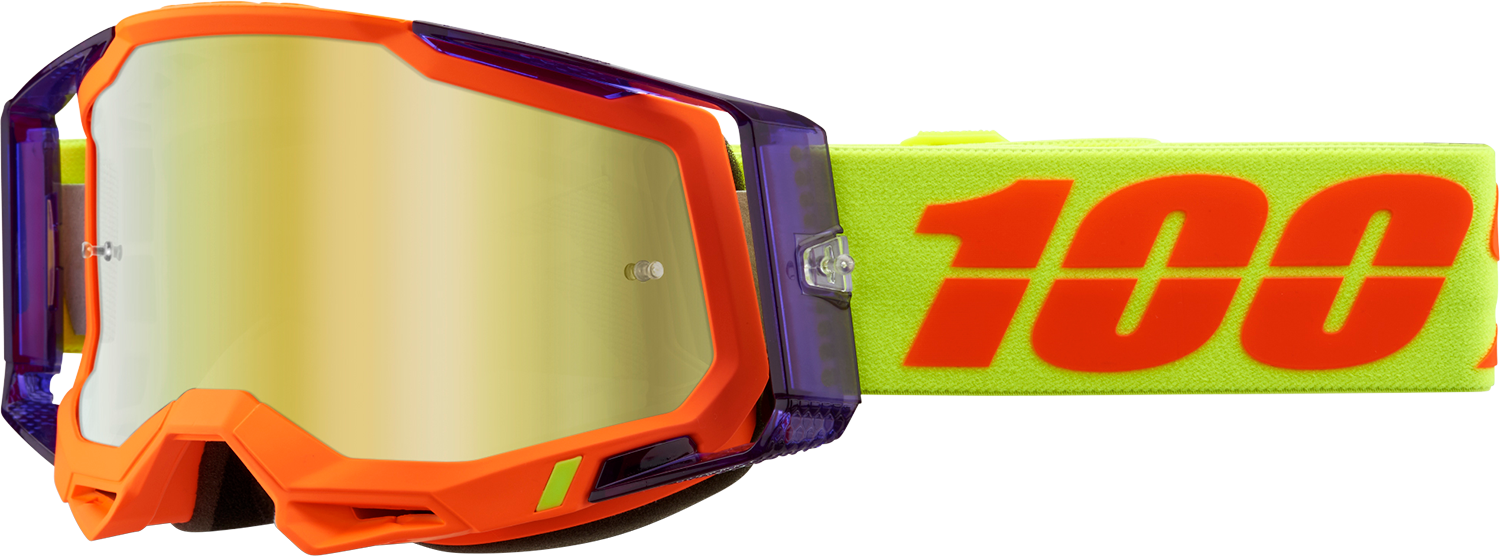 100% Racecraft 2 Goggle - Panam - Gold Mirror Lens 50010-00021