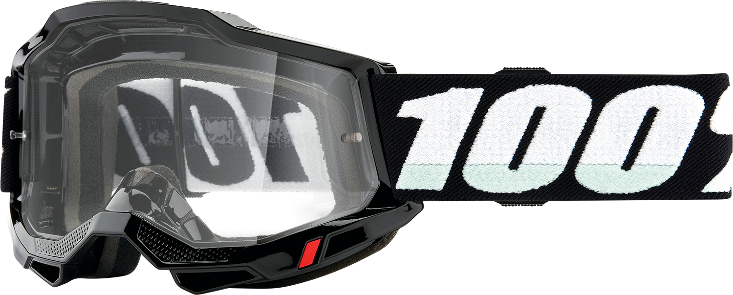 100% Accuri 2 Junior Goggle - Black - Clear Lens 50024-00010