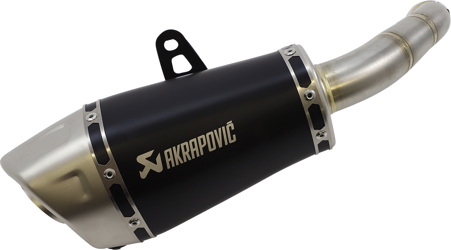 AKRAPOVIC Slip-On Muffler - Titanium S-H125SO4-ASZTBL