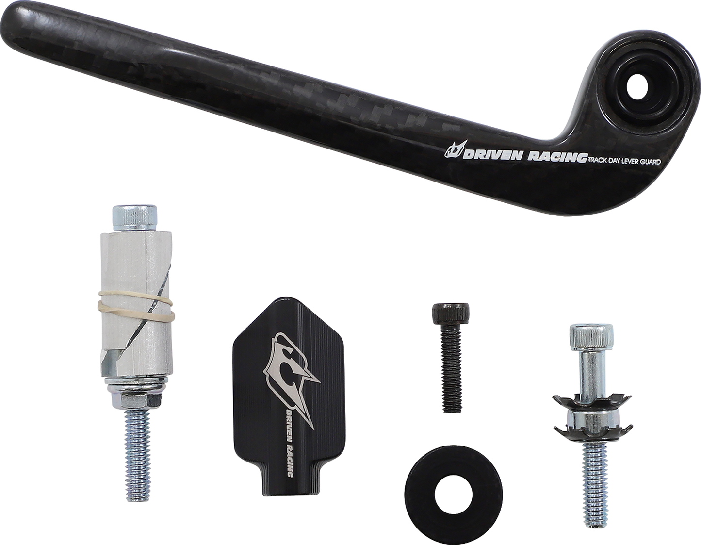DRIVEN RACING Trackday Lever Guard - Carbon Fiber - Clutch - Black DCTDLG-2-BK