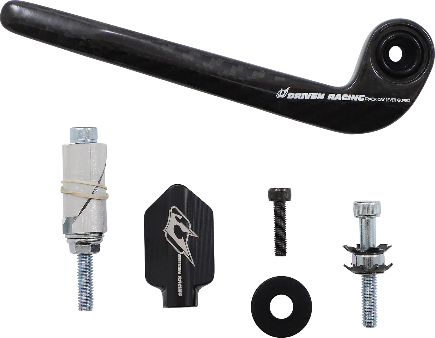 DRIVEN RACING Trackday Lever Guard - Carbon Fiber - Clutch - Black DCTDLG-2-BK