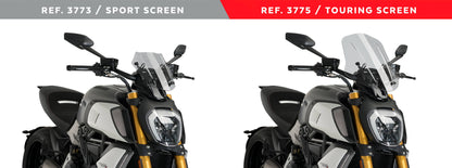 PUIG New Generation Sport Windscreen for Ducati Diavel 1260 / S
