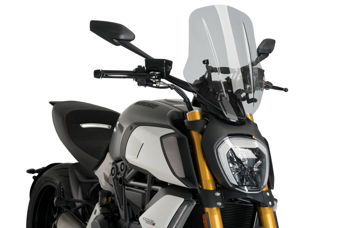 PUIG New Generation Touring Windscreen for Ducati Diavel 1260 / S