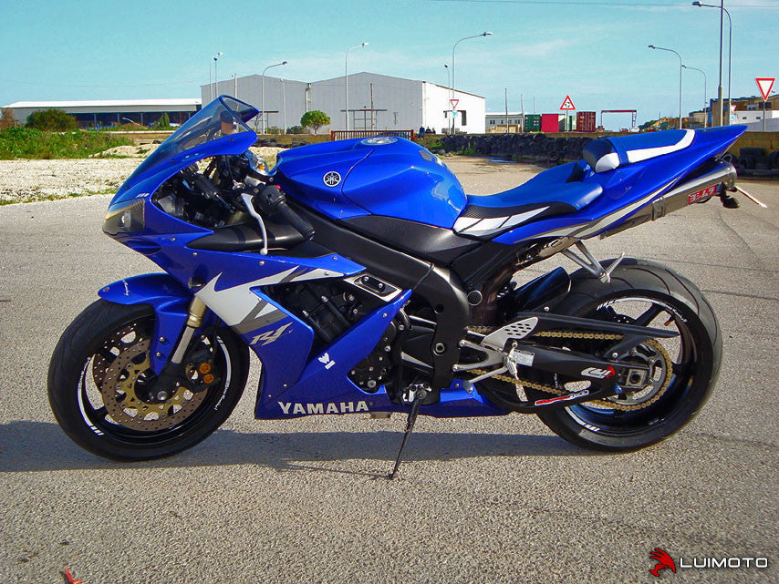 LUIMOTO Anniversary Edition Passenger Seat Covers for the YAMAHA R1 (04-06)