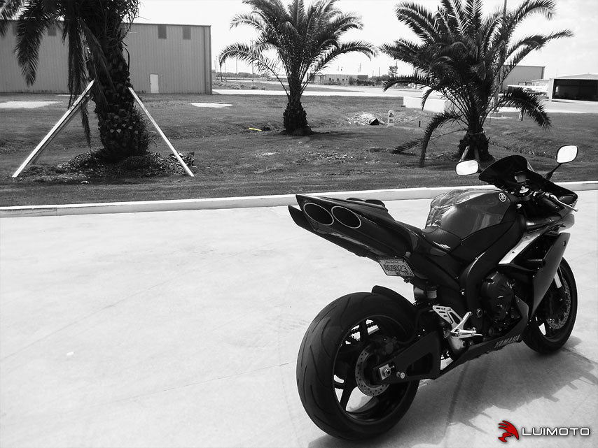 LUIMOTO Baseline Rider Seat Covers for the YAMAHA R1 (07-08)