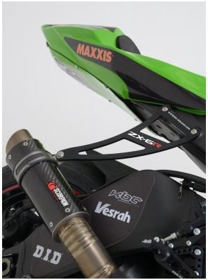 R&G Racing Exhaust Hanger & Rear Footrest Blanking Plate for Kawasaki ZX6R '09-'15