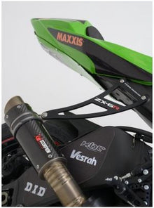 R&G Racing Exhaust Hanger & Rear Footrest Blanking Plate for Kawasaki ZX6R '09-'15