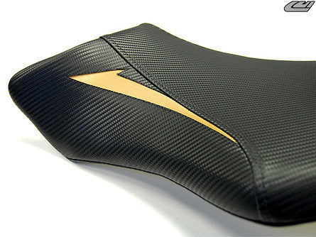 LUIMOTO Raven Edition Rider Seat Covers for the YAMAHA R1 (07-08)