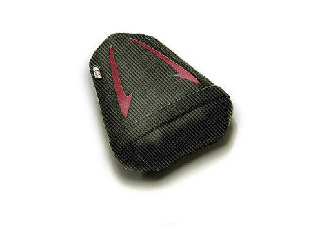 LUIMOTO Raven Edition Passenger Seat Covers for the YAMAHA R1 (07-08)
