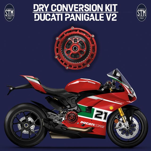 STM Dry Clutch Conversion Kit for the Ducati Panigale / Streetfighter V2 (20-24)
