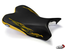 LUIMOTO Flame Edition Rider Seat Cover for the YAMAHA R1 (09-14)