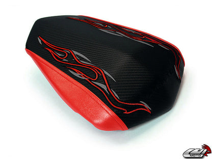 LUIMOTO Flame Edition Passenger Seat Cover for the YAMAHA R1 (09-14)