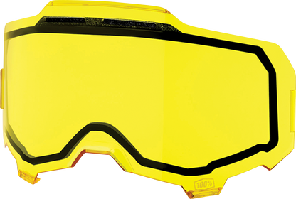 100% Armega Lens - Injected - Dual Pane - Yellow 59052-00003