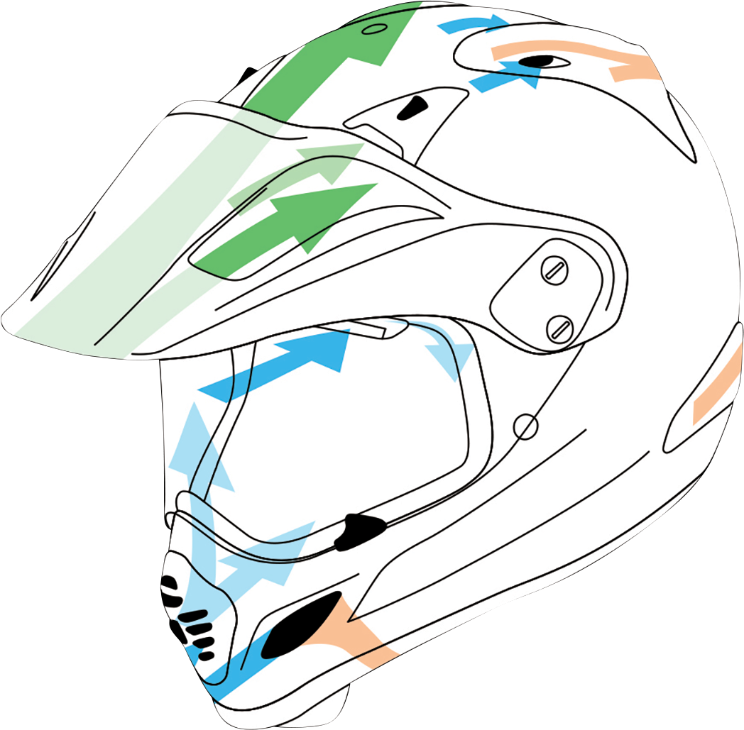 ARAI HELMETS XD-4 Helmet - Africa Twin - XS 0140-0227