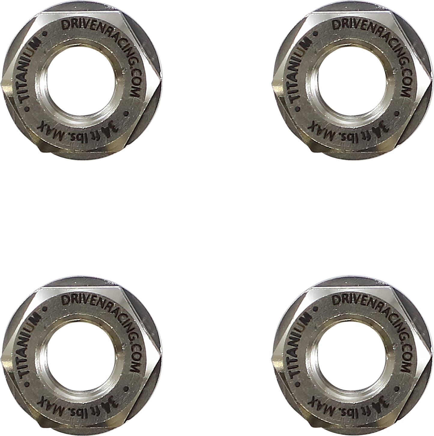 DRIVEN RACING Sprocket Nuts - Titanium - 4 Pack DSN-7 TN