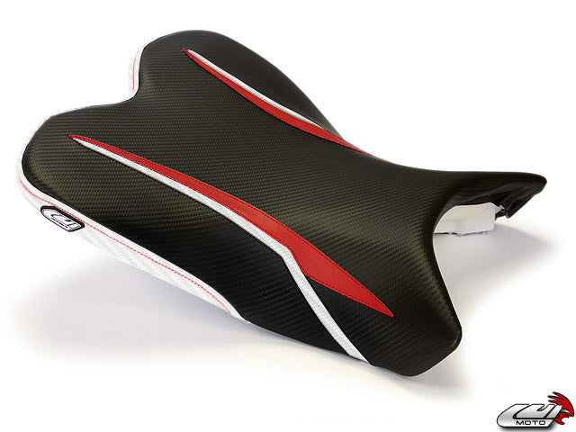 LUIMOTO Raven Edition Rider Seat Cover for the YAMAHA R1 (09-14)