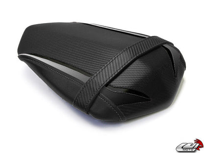 LUIMOTO Raven Edition Passenger Seat Cover for the YAMAHA R1 (09-14)