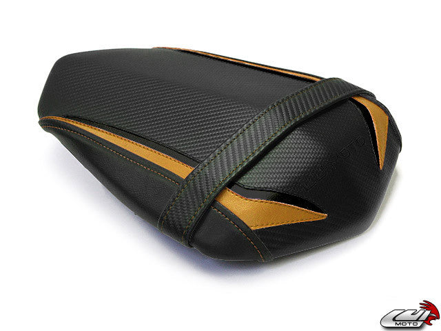 LUIMOTO Raven Edition Passenger Seat Cover for the YAMAHA R1 (09-14)