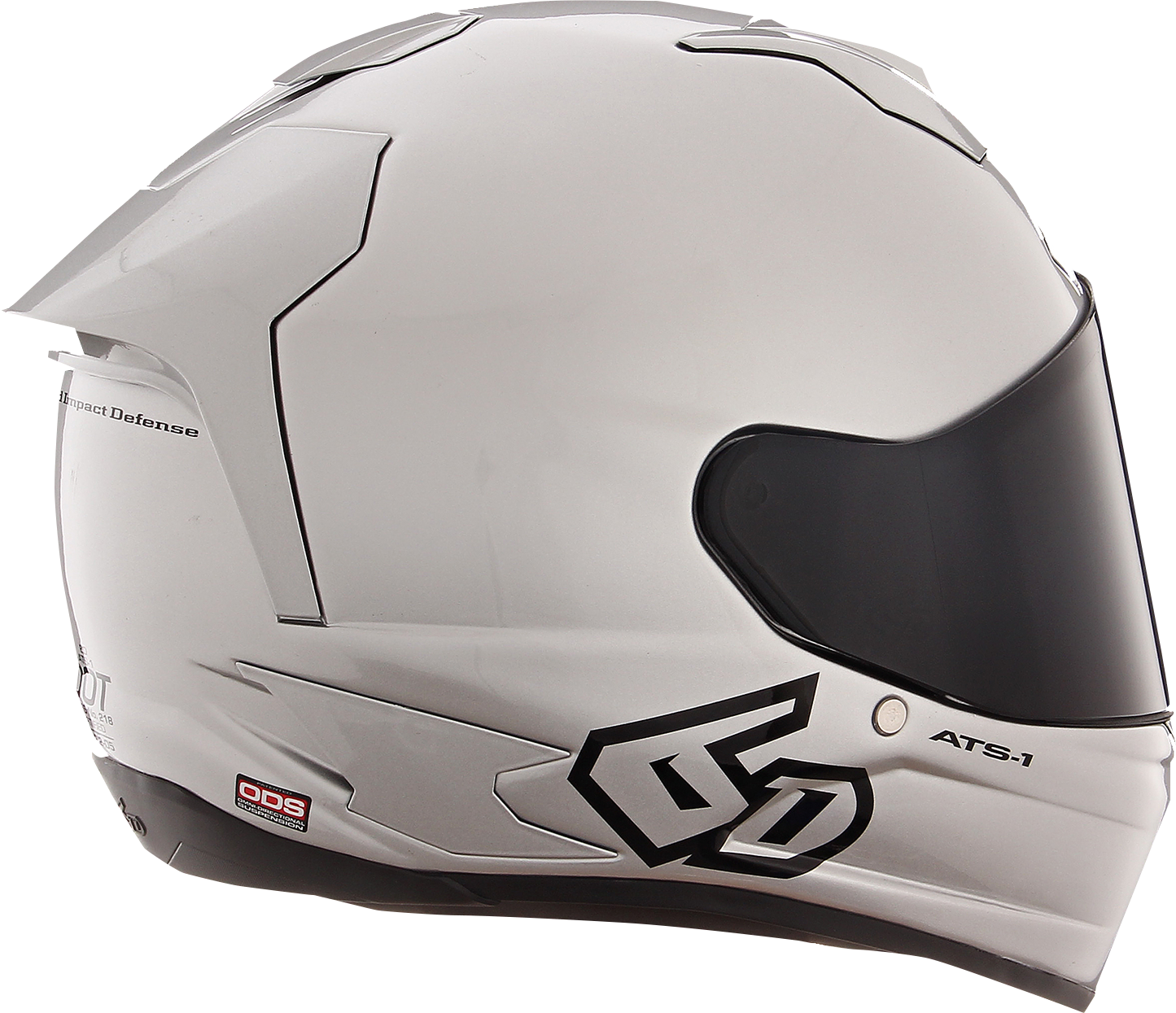 6D HELMETS ATS-1R Helmet - Gloss Silver - Small 30-0995