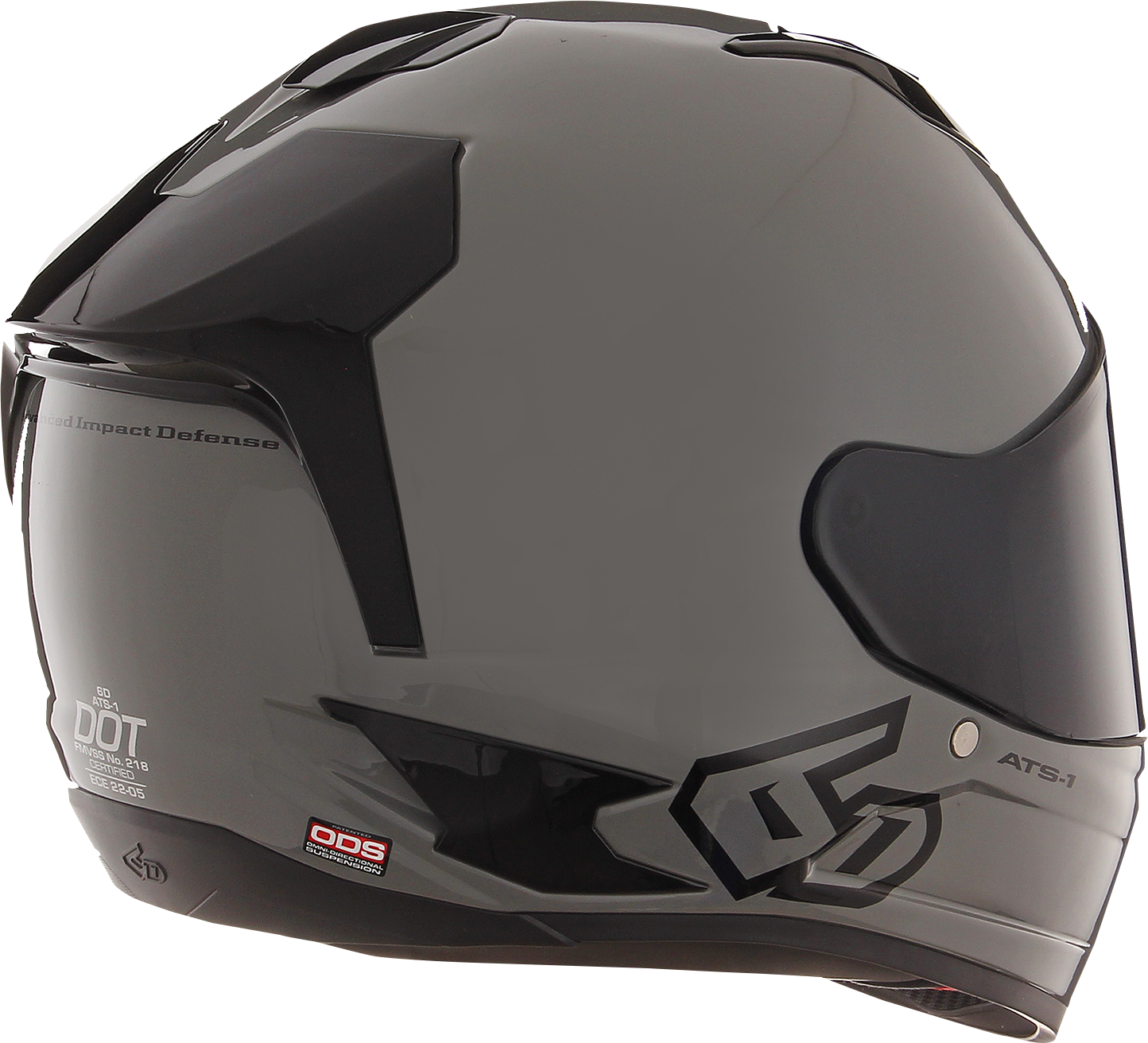 6D HELMETS ATS-1R Helmet - Gloss Gray - Small 30-0975