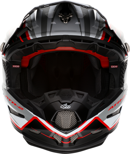6D HELMETS ATR-2 Helmet - Phase - White/Red - XL 12-2838