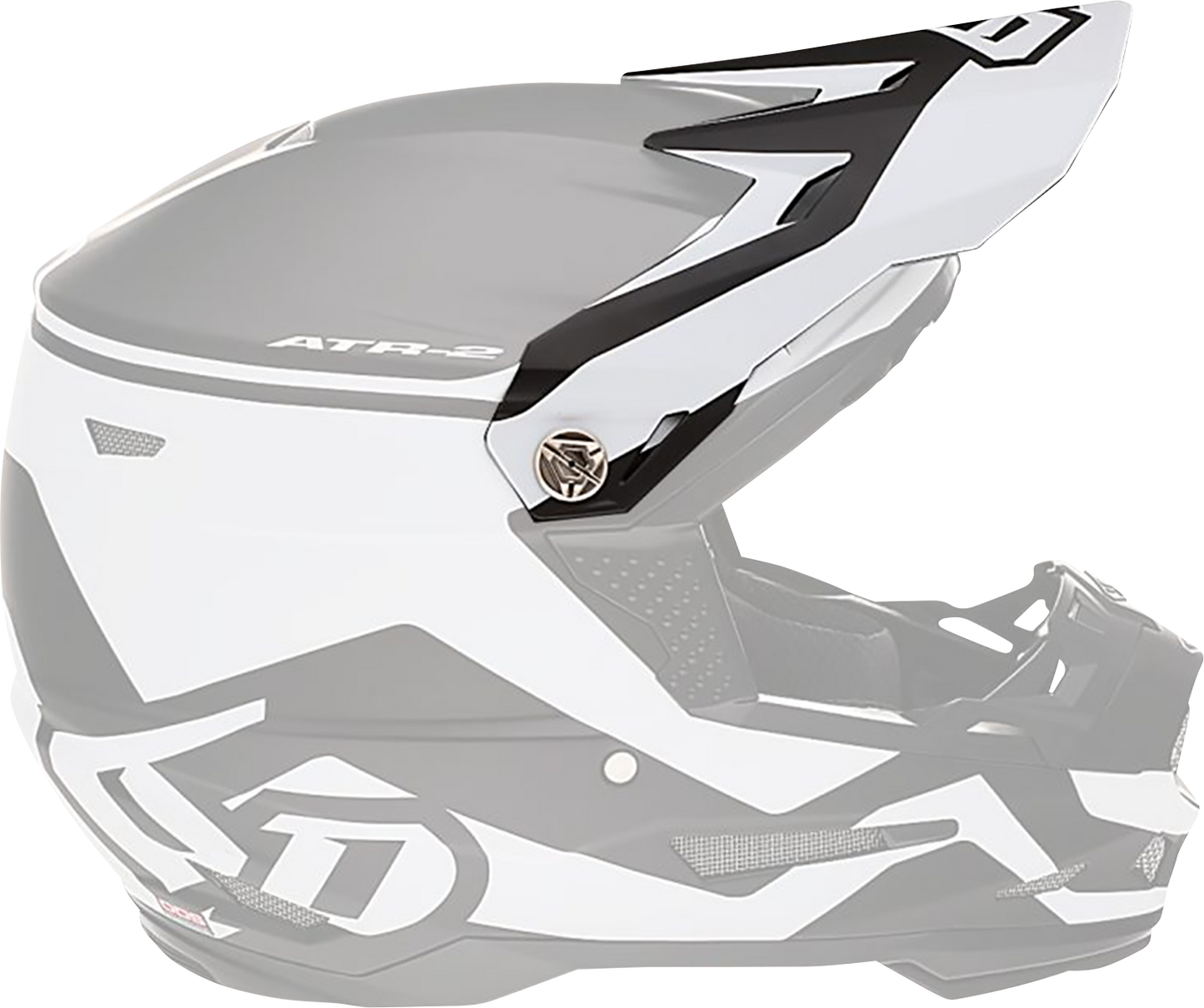 6D HELMETS ATR-2 Visor - Drive - White 72-6095