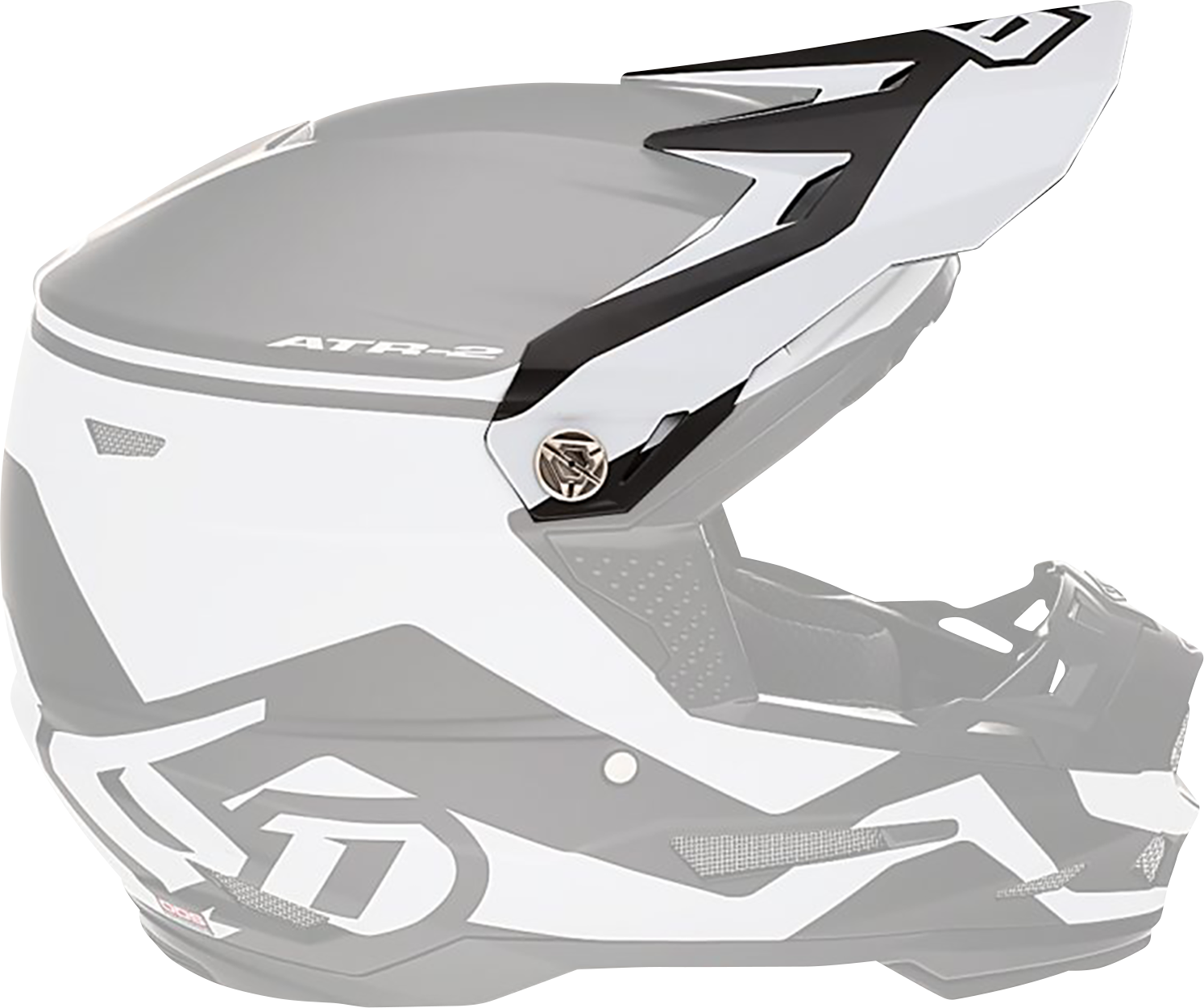 6D HELMETS ATR-2 Visor - Drive - White 72-6095