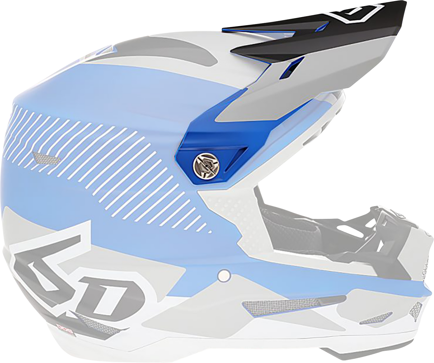 6D HELMETS ATR-2 Visor - Drive - Cyan 72-6096