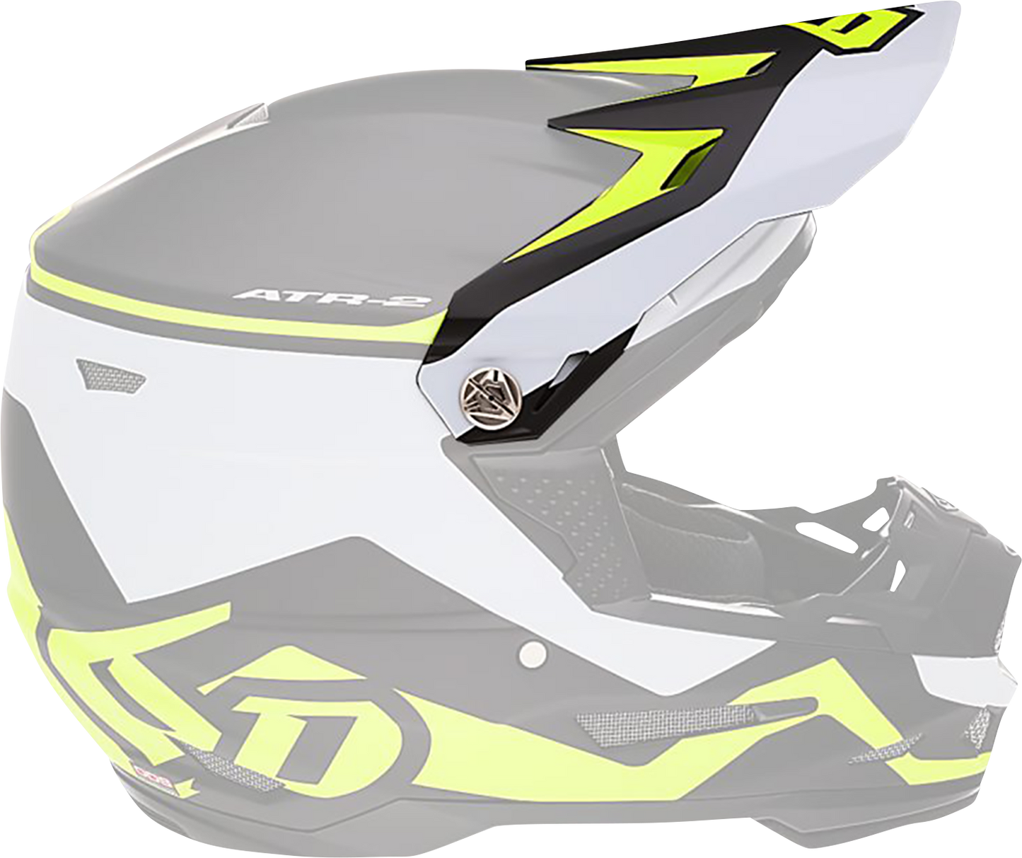 6D HELMETS ATR-2 Visor - Drive - Neon Yellow 72-6097