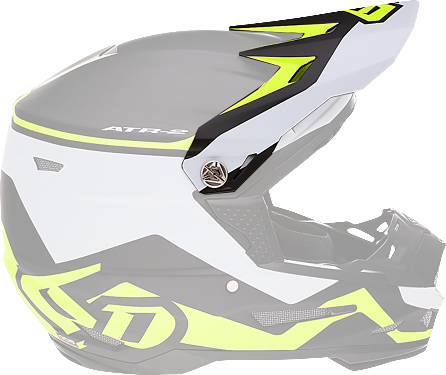 6D HELMETS ATR-2 Visor - Drive - Neon Yellow 72-6097