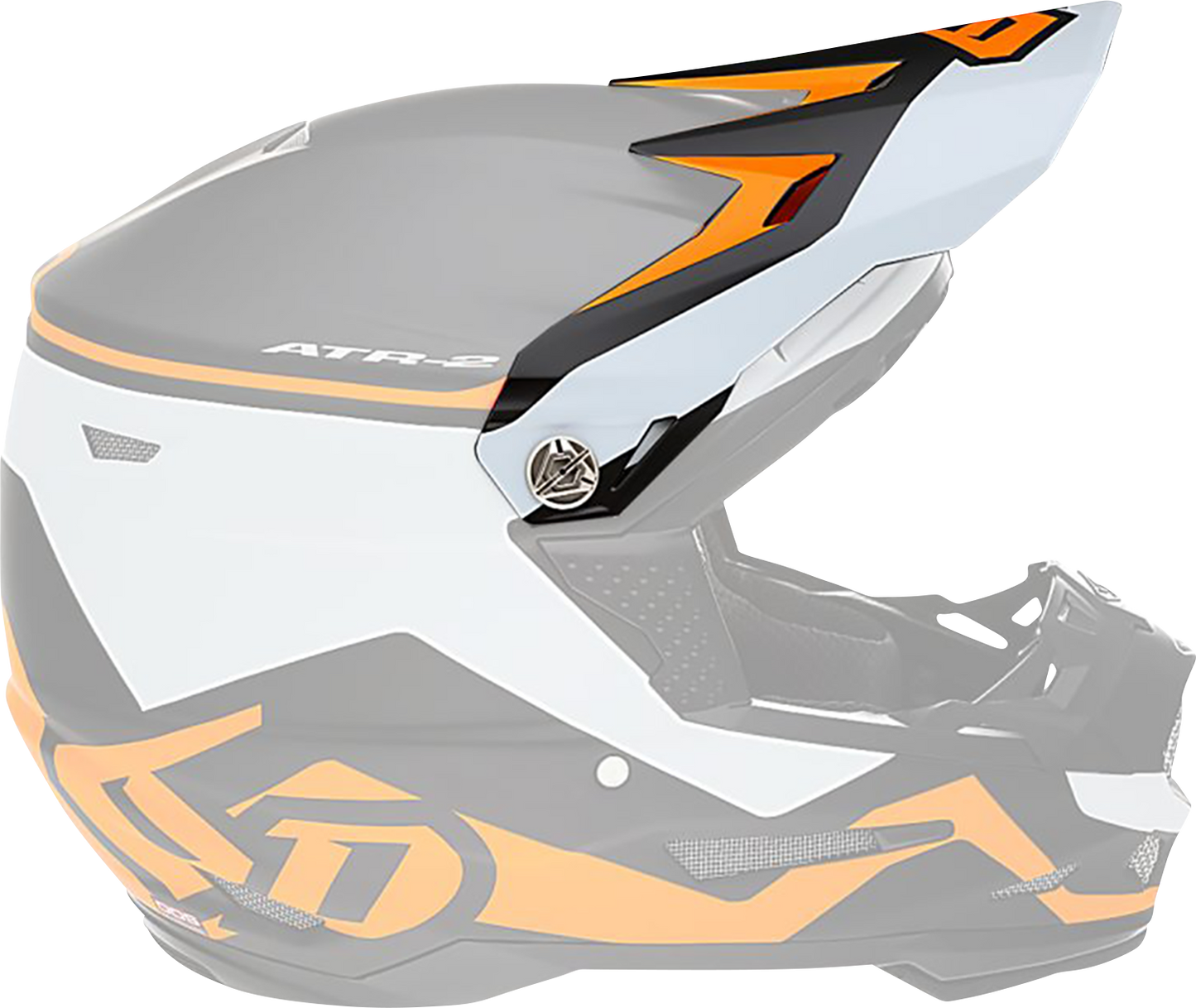 6D HELMETS ATR-2 Visor - Drive - Neon Orange 72-6098