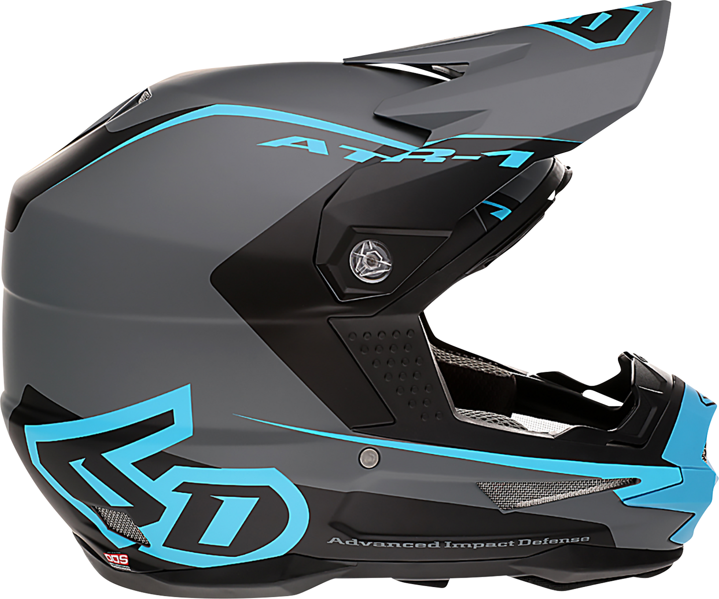 6D HELMETS ATR-1 Helmet - Stealth - Cyan - XS 10-4624