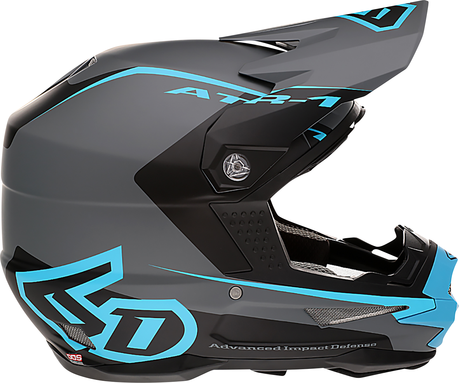 6D HELMETS ATR-1 Helmet - Stealth - Cyan - XS 10-4624