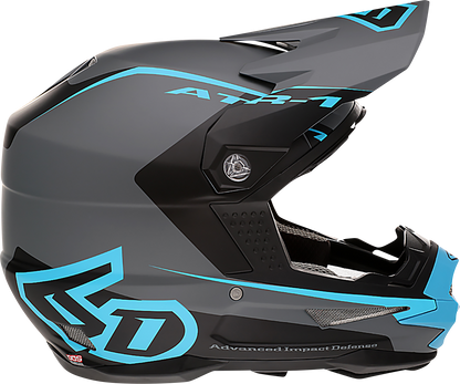 6D HELMETS ATR-1 Helmet - Stealth - Cyan - XS 10-4624