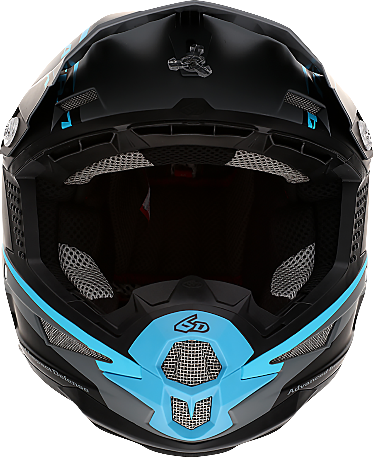 6D HELMETS ATR-1 Helmet - Stealth - Cyan - XS 10-4624