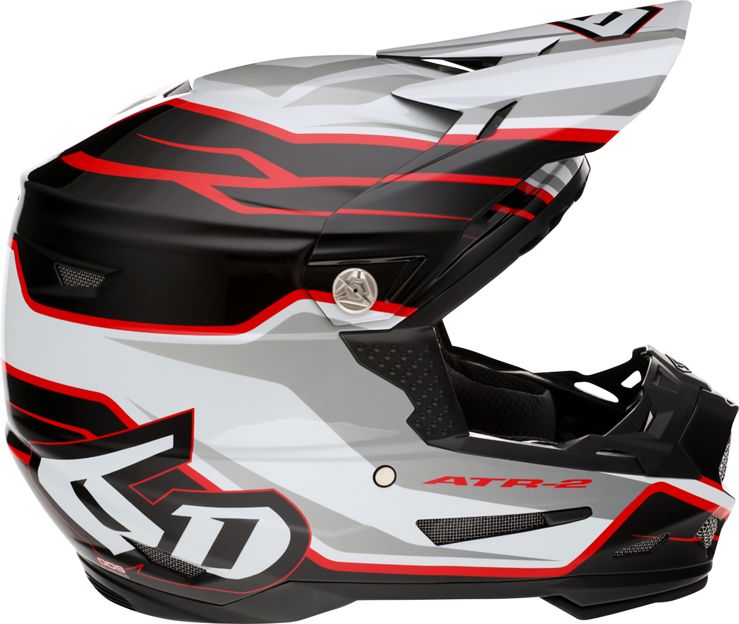 6D HELMETS ATR-2 Helmet - Phase - White/Red - 2XL 12-2839