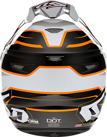 6D HELMETS ATR-2 Helmet - Phase - White/Orange - Small 12-2825