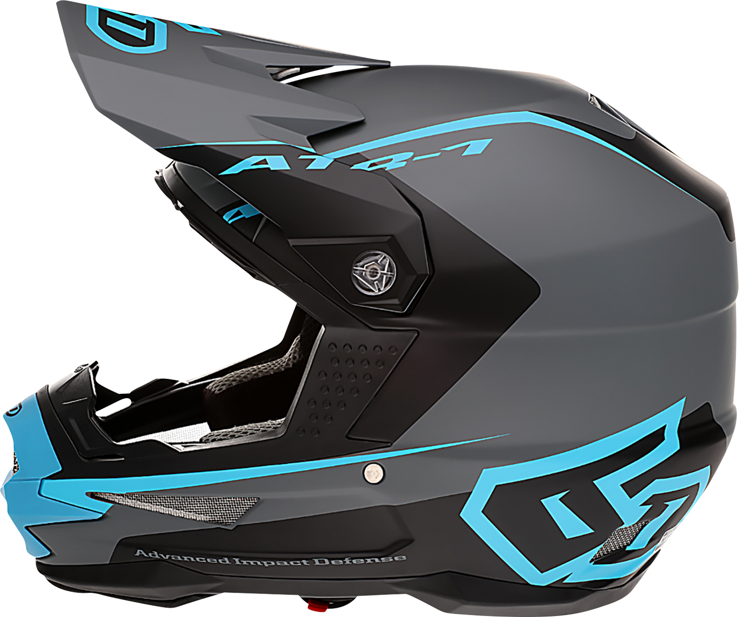 6D HELMETS ATR-1 Helmet - Stealth - Cyan - XS 10-4624