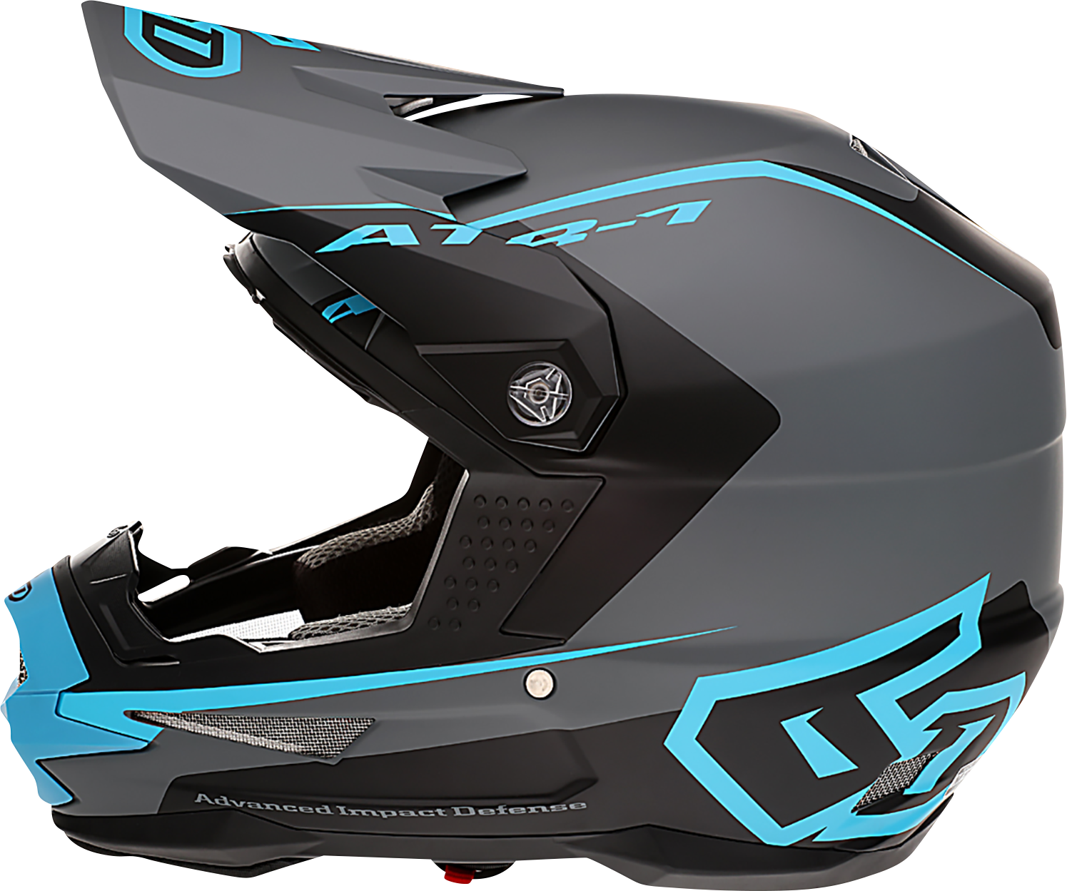 6D HELMETS ATR-1 Helmet - Stealth - Cyan - XS 10-4624