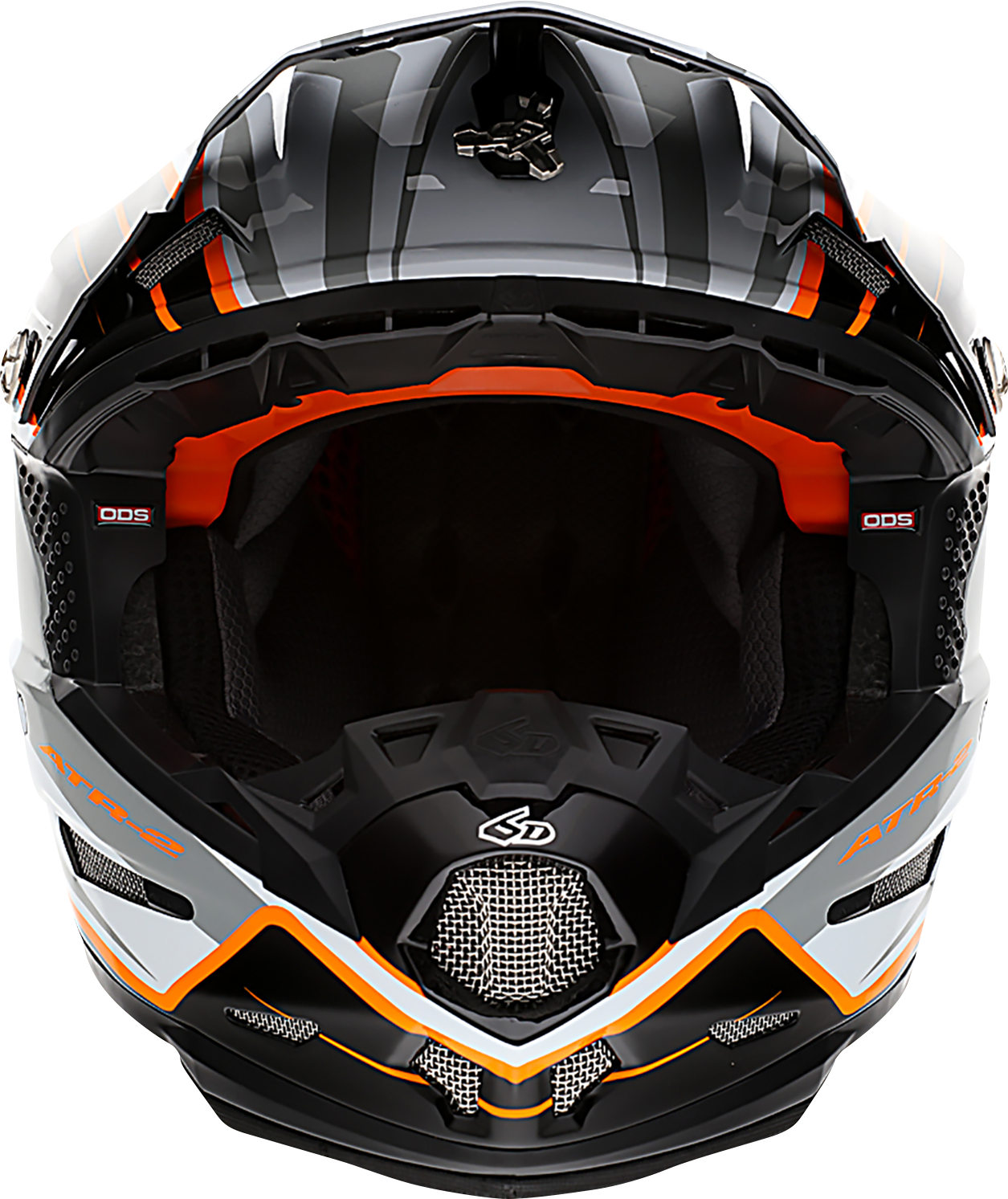6D HELMETS ATR-2 Helmet - Phase - White/Orange - Small 12-2825