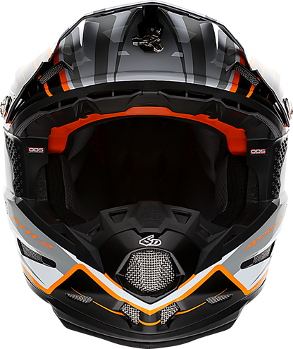 6D HELMETS ATR-2 Helmet - Phase - White/Orange - Small 12-2825