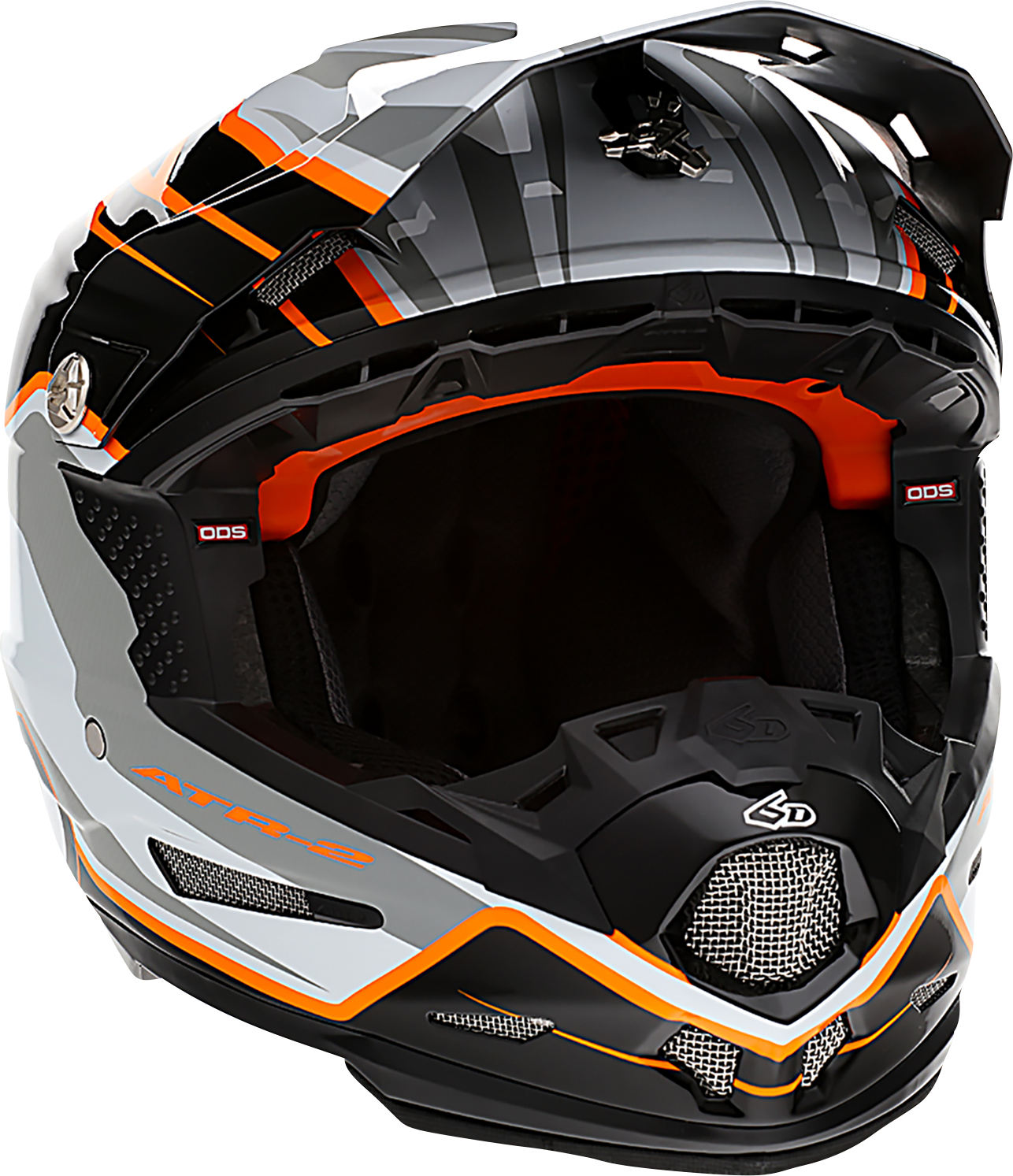 6D HELMETS ATR-2 Helmet - Phase - White/Orange - Small 12-2825